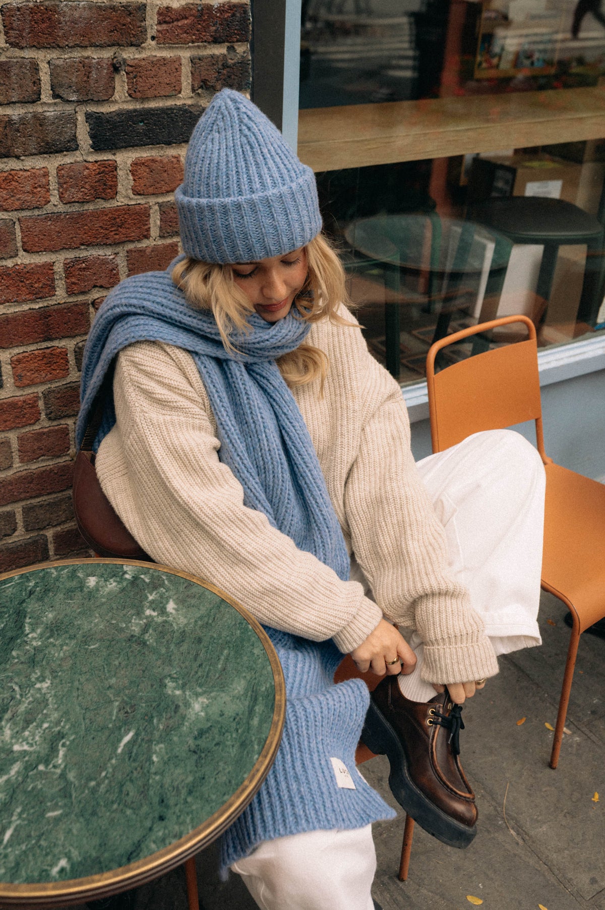 SZALIK FLUFFY WINTER BLUE