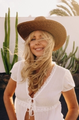 Kapelusz Luck Hats Cowboy letni słomiany brązowy minimalistyczny kowbojski 3.jpg