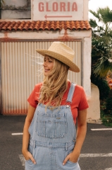 Kapelusz cowboy słomiany Luck Hats kolor naturalny 8.jpg