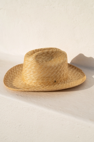 Kapelusz cowboy słomiany Luck Hats kolor naturalny 10.jpg